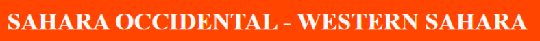 Sahara Occidental Western Sahara