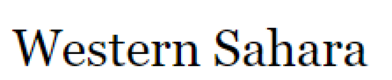 Wikipedia – Western Sahara