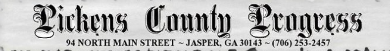 Jasper Pickens County Progress