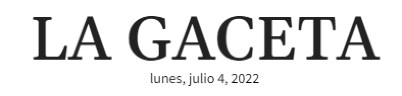 La Gaceta ‎